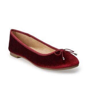 NWT Sonoma Emmaline Women's Ballet Flats in Burgundy Size 9